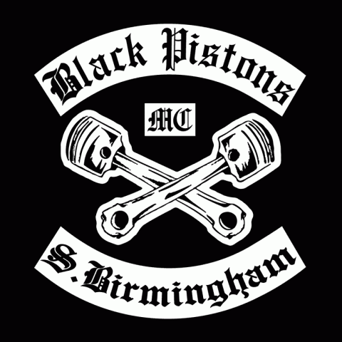 South Birmingham chapter Black Pistons MC colours