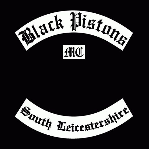 South Leicester chapter Black Pistons MC colours